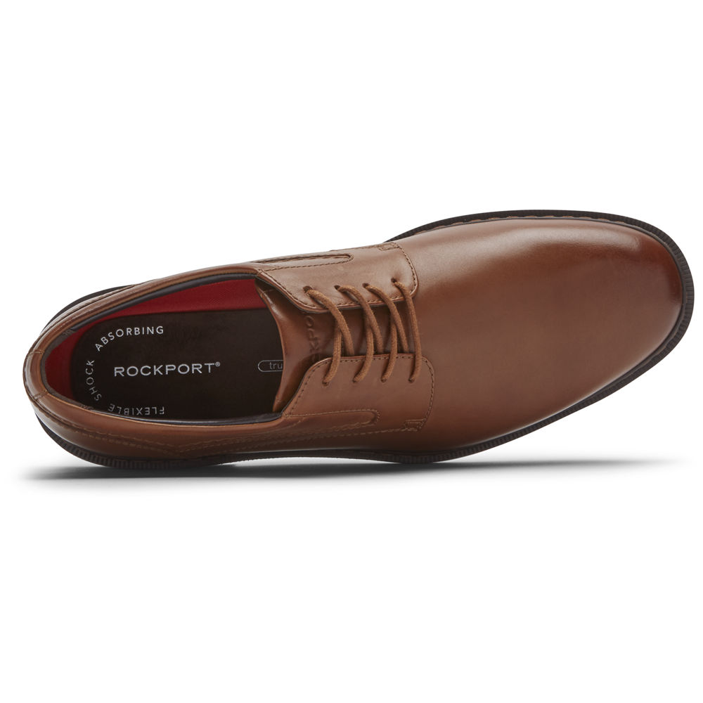 Oxfords Rockport Hombre Mexico - Parsons Plain Toe Marrom - APWGE4563